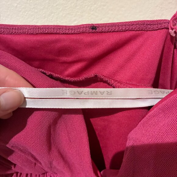 Rampage Pink Sleeveless Baby Doll Top - Women's XS - Picture 8 of 8